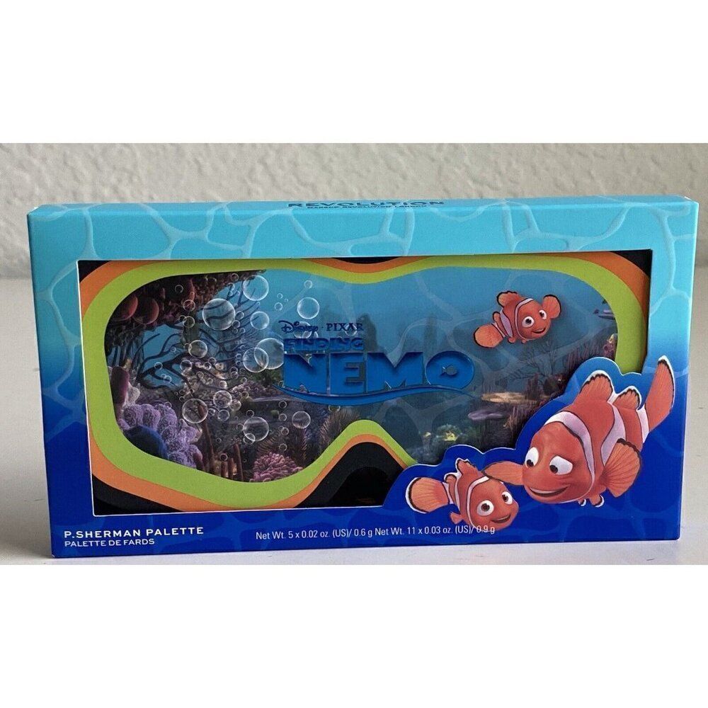 Revolution Disney‎ Finding Nemo P Sherman Goggles 16 Eye Shadow Palette NEW